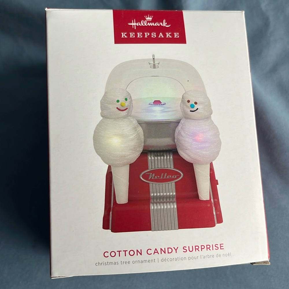 2022 new in box cotton candy ornament